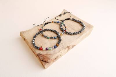 Çakra Bileklik Seti Ametist, Kaplan Gözü, Akik, Kuvars, Lapis - 2