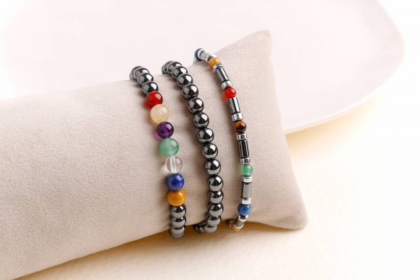 Çakra Bileklik Seti Ametist, Kaplan Gözü, Akik, Kuvars, Lapis - 3