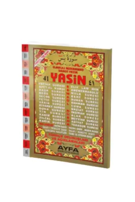 Cami Boy 41 Yasin Türkçeli - Ayfa Basın Yayın Dağıtım