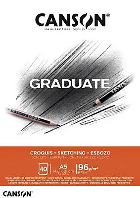 Canson Graduate Croquıs Eskiz Blok A5 96 gr 40 Yp - 1