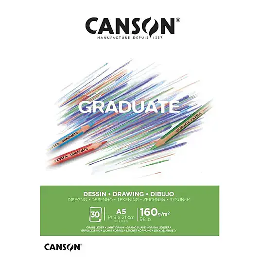 Canson Graduate Dessın Çizim Blok A5 160 gr 30 Yp - 2