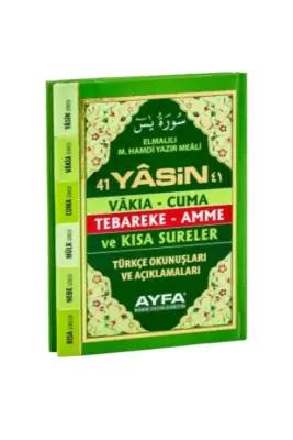 Çanta Boy Üçlü Yasin Sert Kapak - Ayfa Basın Yayın Dağıtım