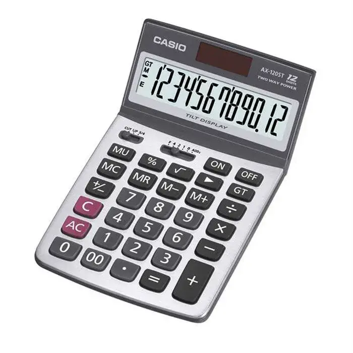 Casıo Hesap Makinesi 12 Hane (Ax-120St) - 1