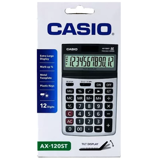 Casıo Hesap Makinesi 12 Hane (Ax-120St) - 2
