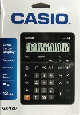 Casıo Hesap Makinesi 12 Hane (Gx-12B) - 2