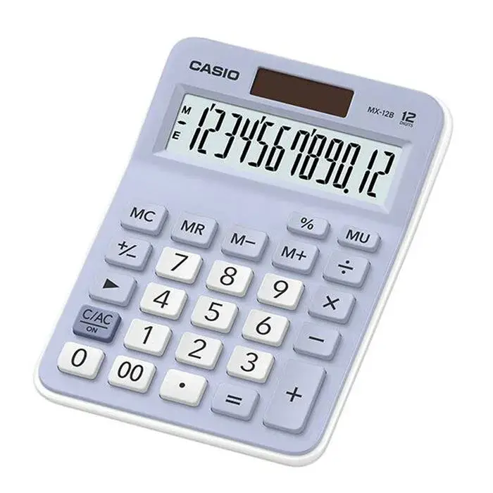 Casıo Hesap Makinesi 12 Hane Pembe (Mx-12B-Pk) - 1