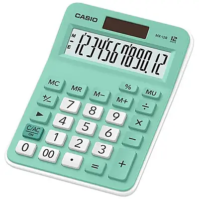 Casio Hesap Makinesi 12 Hane Yeşil Mx-12B-Gn - Casio (1)