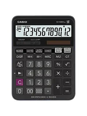 Casıo Hesap Makinesi DJ-120D Plus W - 1