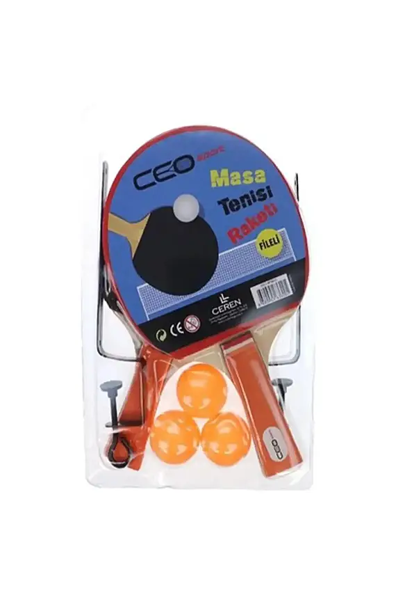 Ceo Sport Masa Tenisi Seti 2 Raket+3 Top - 1