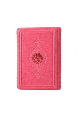 Cep Boy Kuranı Kerim Pembe Kılıflı - Hayrat Neşriyat