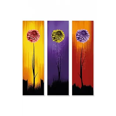 Çiçek Art 3lü Mdf Tablo - 9