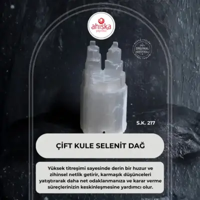 Çift Kule Selenit Dağ (S.K 217) - Doğal Taş (1)