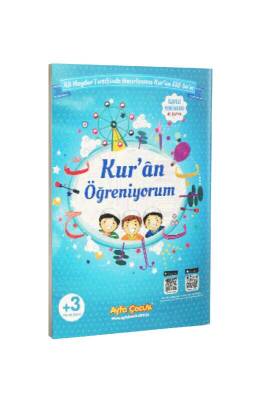 Çocuklar İçin Kuran Öğreniyorum Elifbası Mavi - Ayfa Basın Yayın Dağıtım