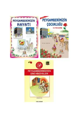 Çocuklar İçin Peygamberimizin Hayatı ve Hikayeleri 3 Kitap - 1