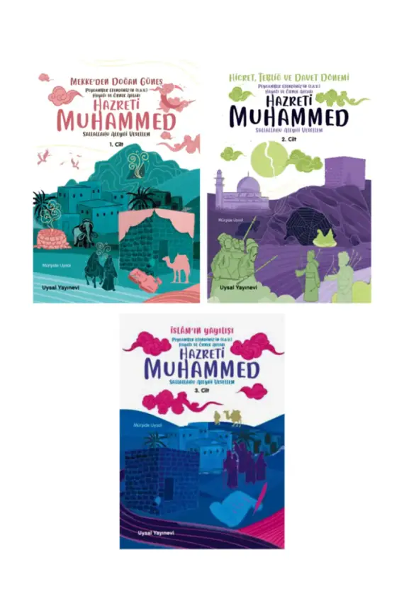 Çocuklar İçin Peygamberimizin Hayatı ve Örnek Ahlakı 3 Cilt Takım - 1