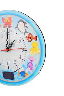 Deniz Altı Sakinleri Saati 30 x 30 cm - 3