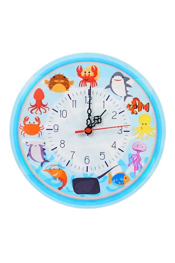 Deniz Altı Sakinleri Saati 30 x 30 cm - 1