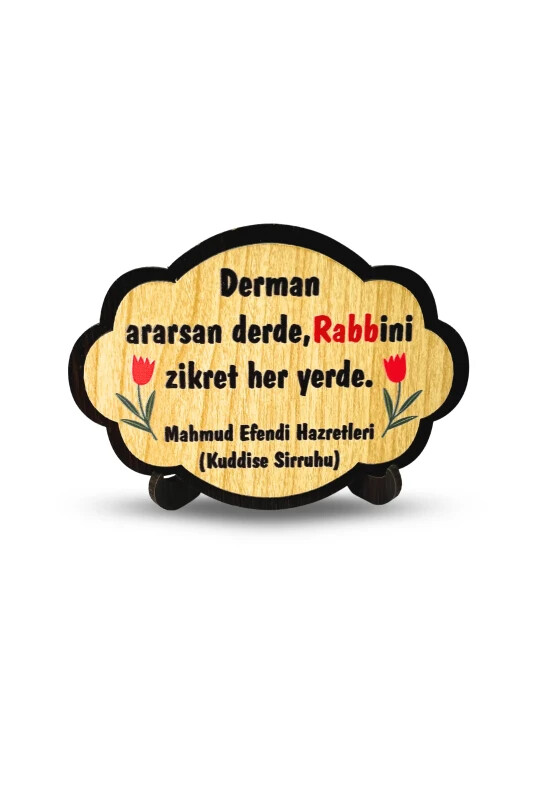 Derman Ararsan Derdine Ahşap Magnet - Bemenda