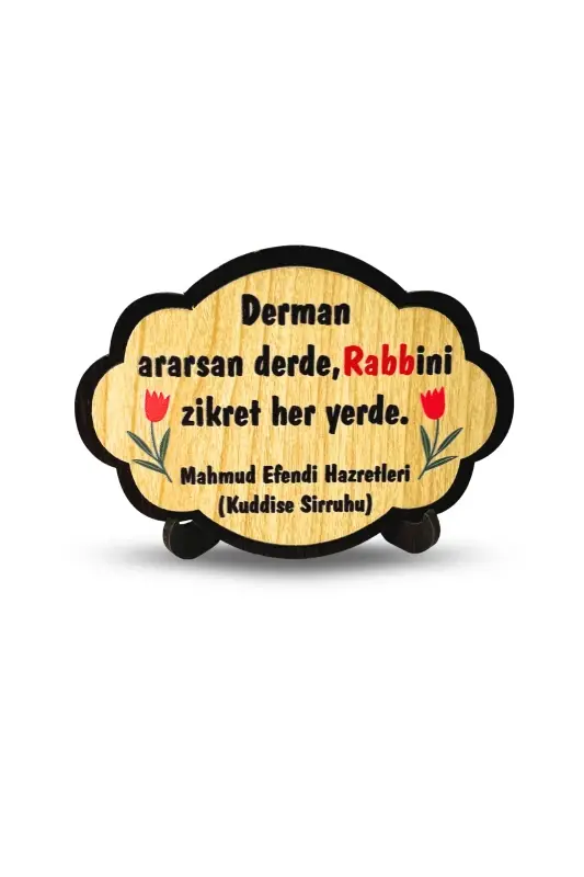 Derman Ararsan Derdine Ahşap Magnet - 5