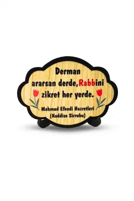 Derman Ararsan Derdine Ahşap Magnet - 1