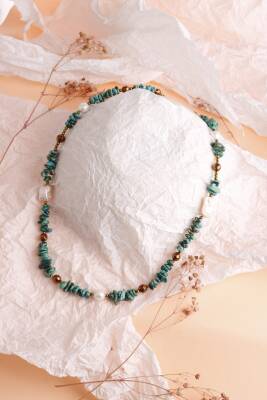 Devina, Turkuaz İnci Doğaltaş Kolye - 3