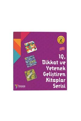 Dikkat ve Yetenek Geliştiren 3 Kitap Set 5+ Yaş Level 3 - Tüzder Yayınları