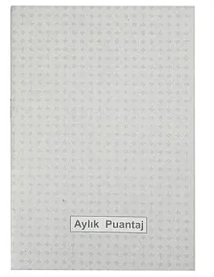 Dilman Aylık Puantaj Defteri Cep Boy - Dilman (1)