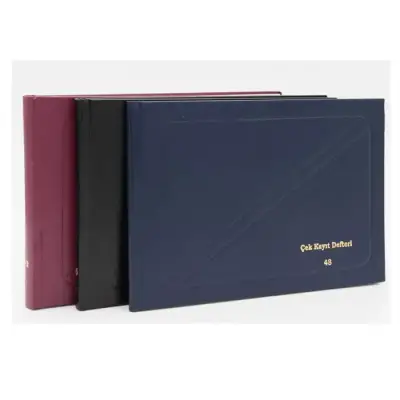 Dilman Çek Kayıt Defteri 12x27 96 Yaprak - 1