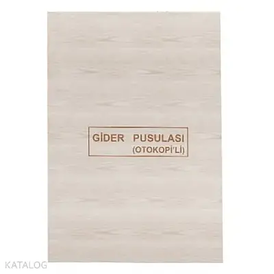 Dilman Gider Pusulası 50 Yaprak 2 Nüshalı - 1