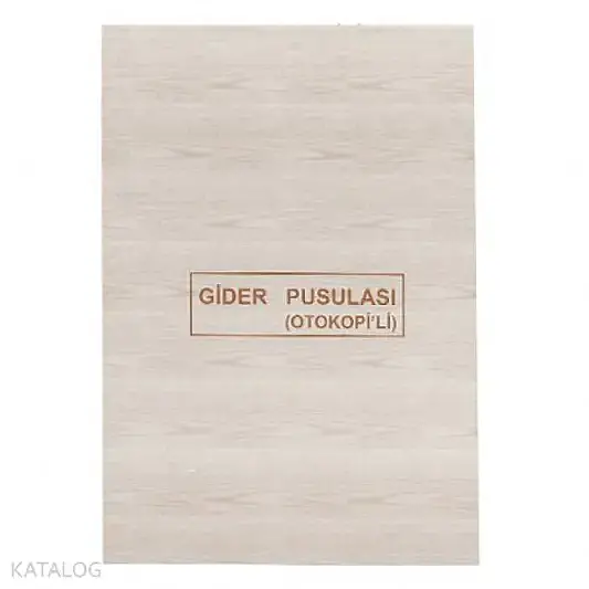 Dilman Gider Pusulası 50 Yaprak 2 Nüshalı - 1