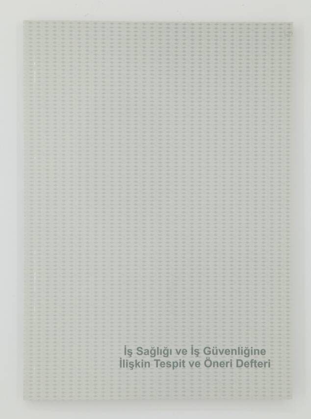 Dilman İş Güvenliği ve İş Sağlığı Tespit Öneri Defteri Karton Kapak - 3