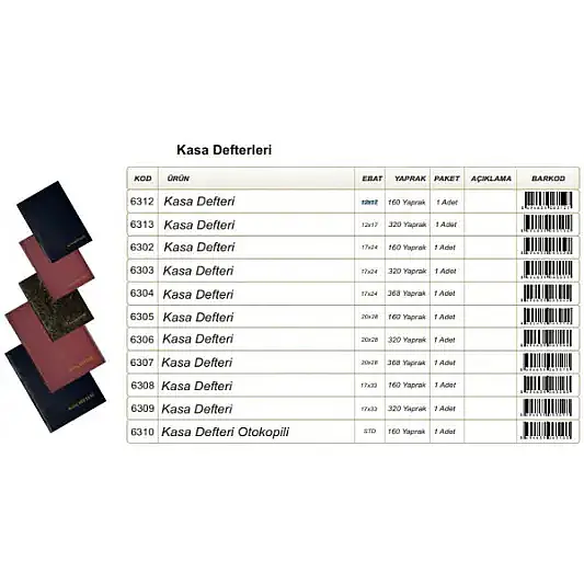 Dilman Kasa Defteri 20 x 28 160 Yaprak - 2