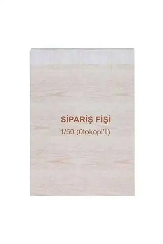 Dilman Sipariş Fişi 50 Sayfalı 3 Nüshalı - 2
