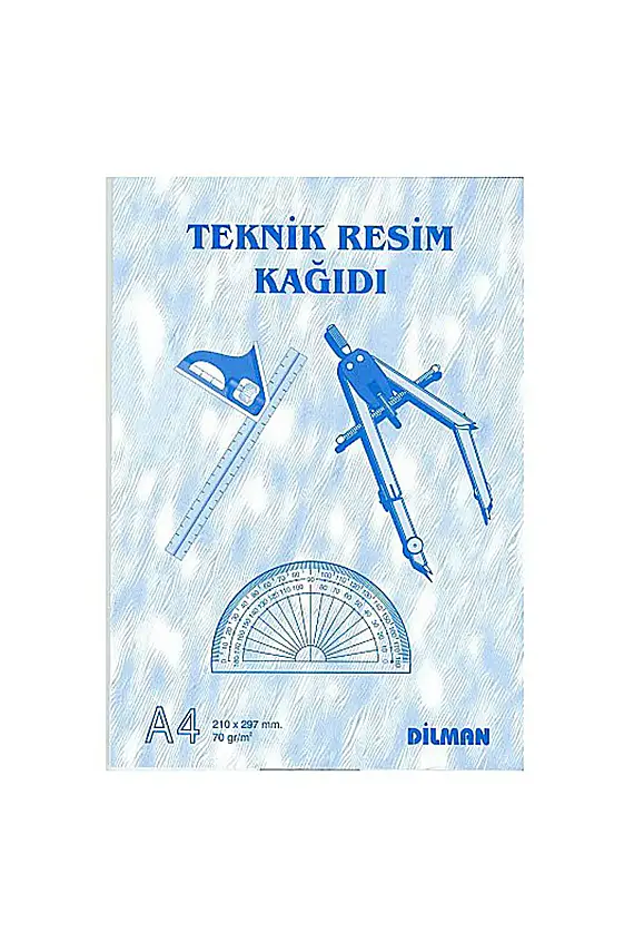 Dilman Teknik Resim Kağıdı A4 Dikey - 1