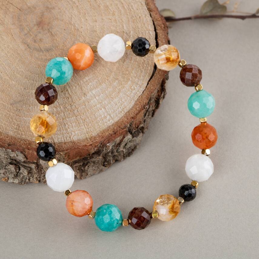 Dişil Enerji Doğal Taş Bileklik - 5