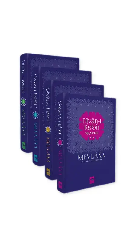 Divanı Kebir Seçmeler 4 Cilt Takım - 2