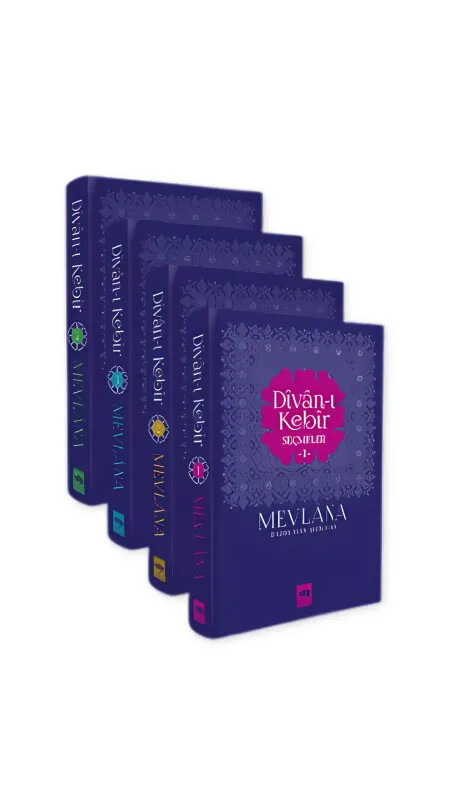 Divanı Kebir Seçmeler 4 Cilt Takım - Ötüken Neşriyat