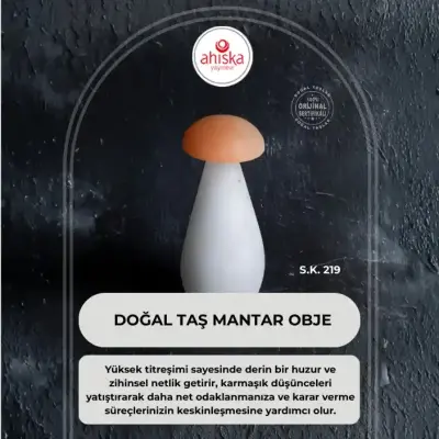 Doğal Taş Mantar Obje (S.K. 219) - Doğal Taş (1)