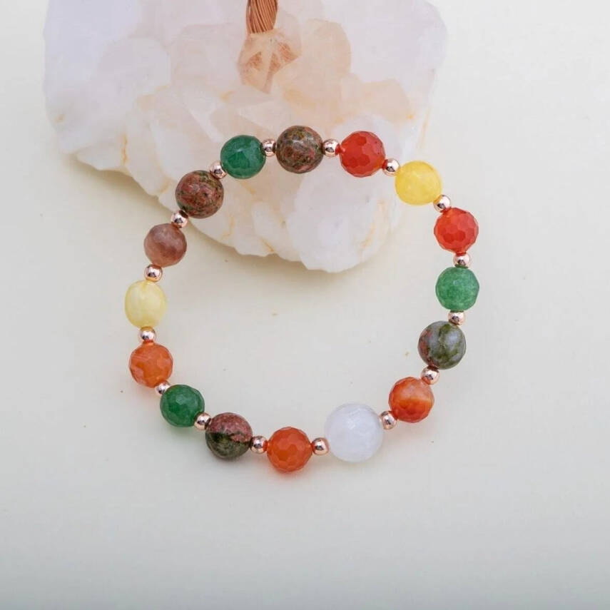 Doğurganlık, Sağlıklı Hamilelik Doğal Taş Bileklik - 6