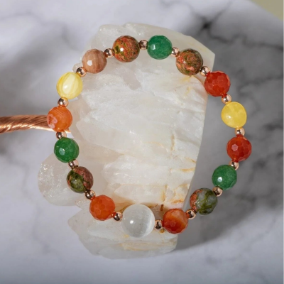 Doğurganlık, Sağlıklı Hamilelik Doğal Taş Bileklik - 7