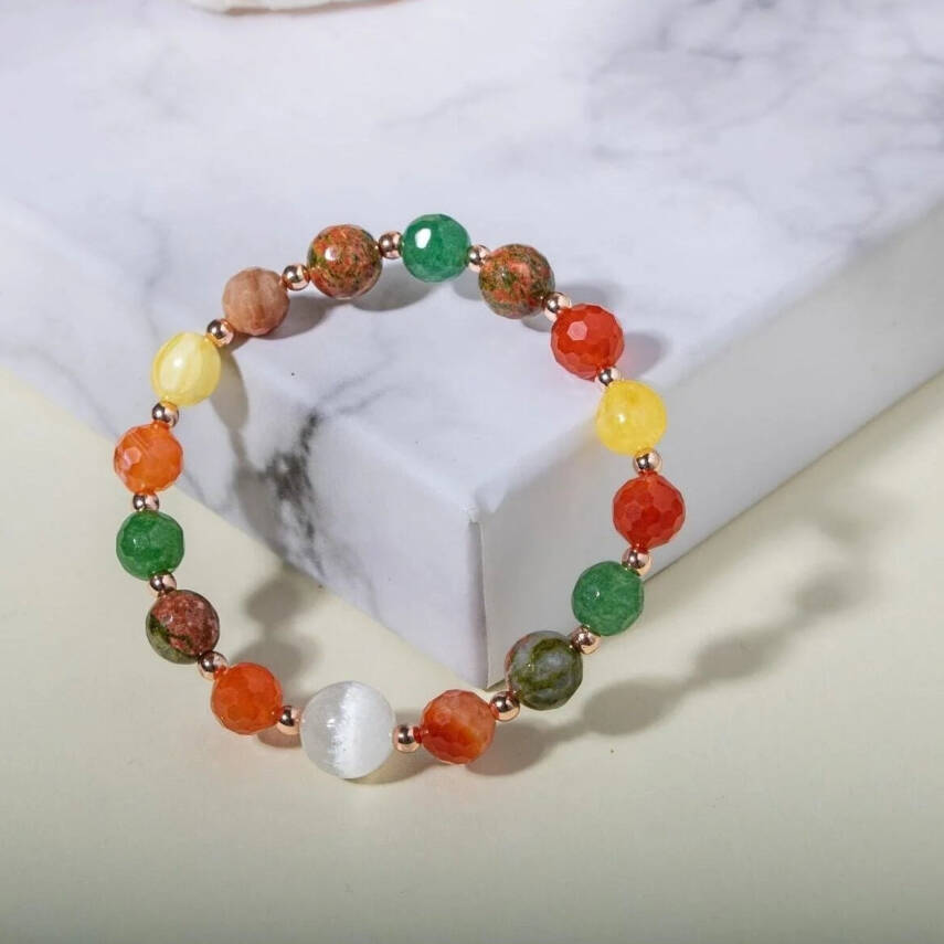 Doğurganlık, Sağlıklı Hamilelik Doğal Taş Bileklik - 8