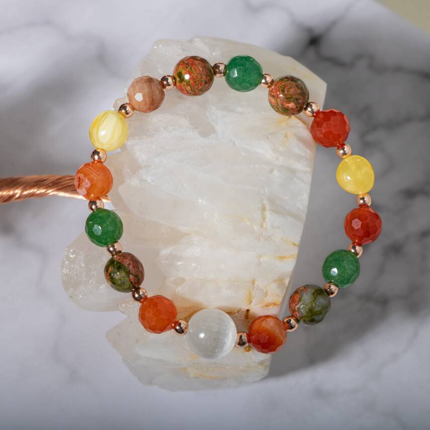 Doğurganlık, Sağlıklı Hamilelik Doğal Taş Bileklik - 3