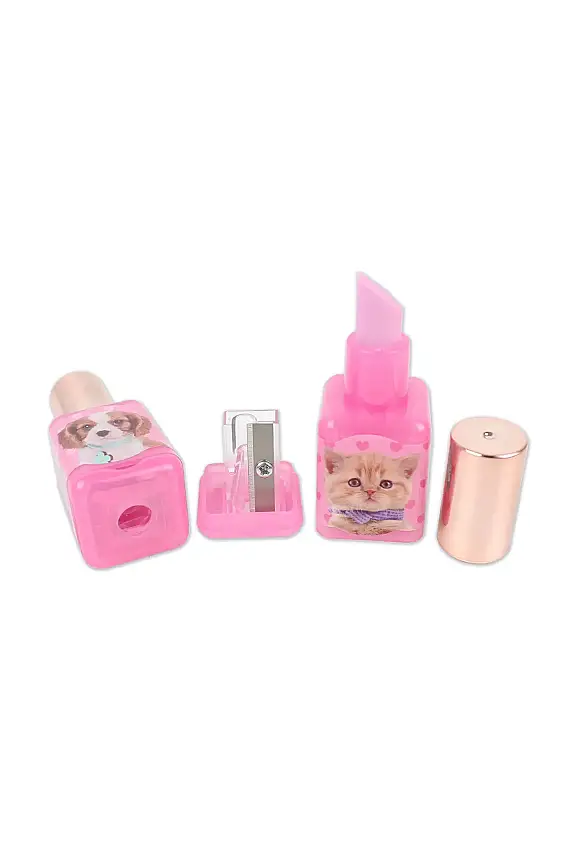 Dolphin Studio Pets Ruj Silgi Ve Kalemtraş - 1