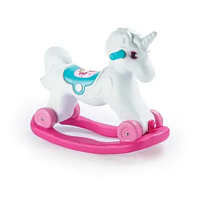 Dolu 2in1 Unicorn Sallanan Tekerlekli At - 1