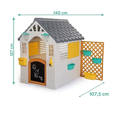 Dolu Aksesuarlı Oyun Evi Gri - 8