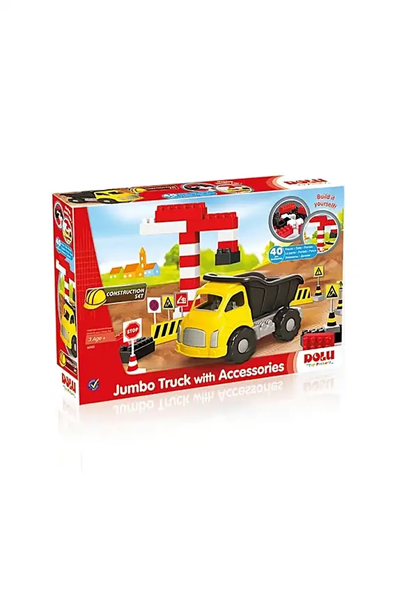 Dolu Jumbo Kamyon Ve Bloklar 40 Parça - 1