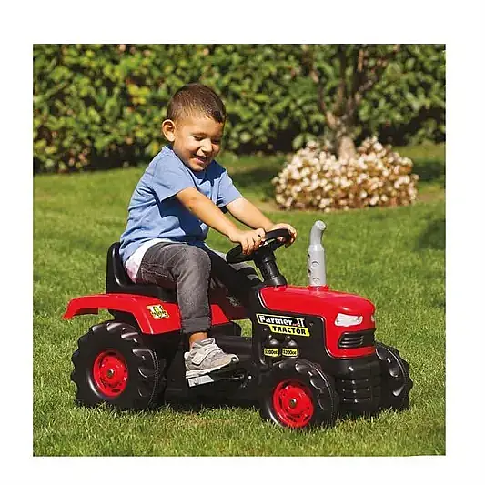 Dolu Pedallı Traktör Kırmızı - 4