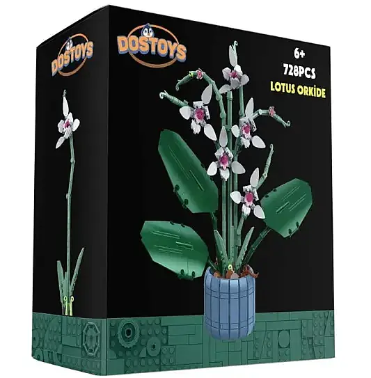 Dostoys Lotus Orkide Çiçek Lego - 2