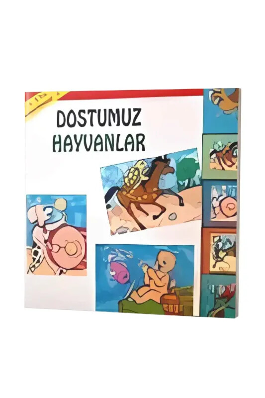 Dostumuz Hayvanlar - Karton Kitap 4 - 2-5 Yaş - Uysal Yayıncılık