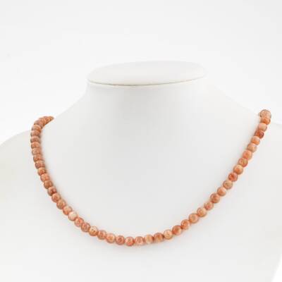 Dragon Jasper 6 mm Dizi Doğal Taş Kolye - Osmanlı Doğaltaş